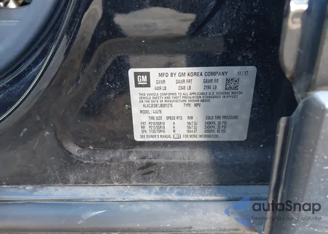 2018 Buick Encore Preferred z USA, uszkodzony, nr VIN KL4CJESB7JB581275